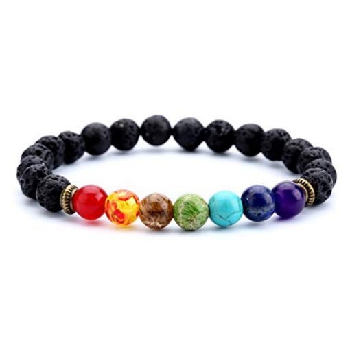 Lava Rock ChakraHamoery Beads Bracelet - Fun Gifts For Him
