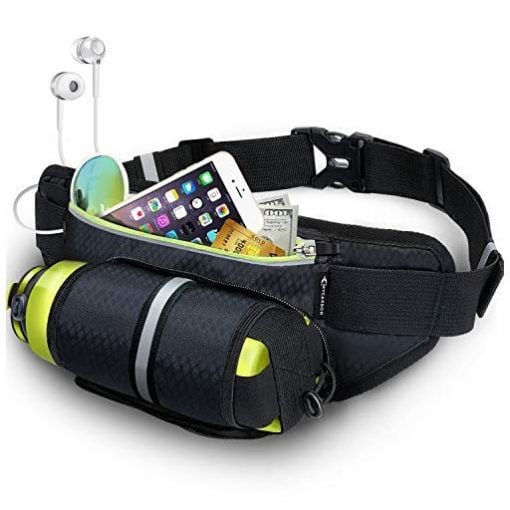 Fanny Pack MYCARBON Waist Pack with Water Bottle Holder - Fun Gifts For Him
