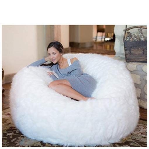 Furry Memory Foam Bean Bag Chair - Fun Gifts For Him