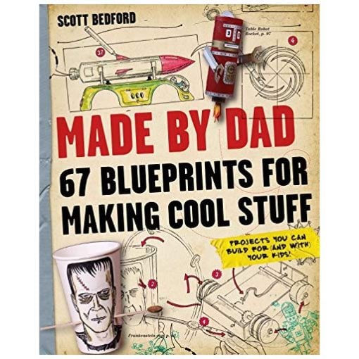Blueprints For Making Cool Stuff Book - Fun Gifts For Him