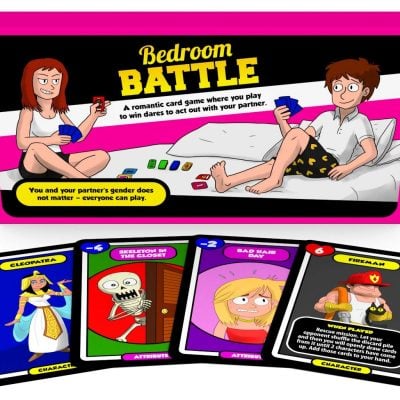 Bedroom Battle - A Romantic Game for Couples - Fun Gifts For Him