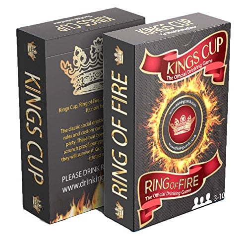 Kings Cup - Waterproof Drinking Game - Fun Gifts For Him