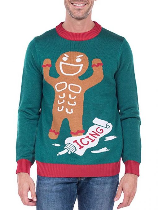 Gingerbread ugly Christmas Sweater - Fun Gifts For Him
