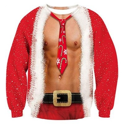Hot santa Christmas sweater - Fun Gifts For Him