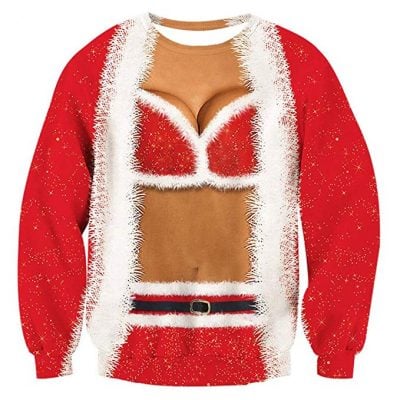 Hot girl Christmas Sweater - Fun Gifts For Him