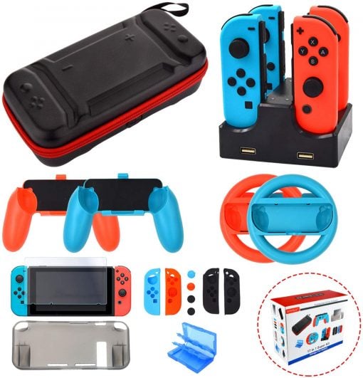 Accessories Kit for Nintendo Switch Games - Fun Gifts For Him